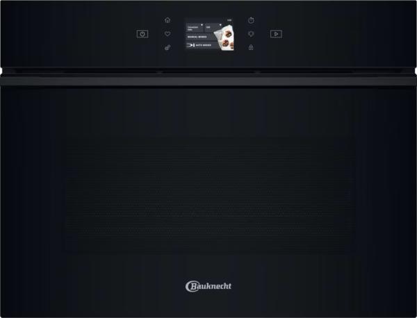 Bauknecht BCW9O7PHTSK - Backofen mit Mikrowelle und Dampf, Full black, 53L, 60 x 45 cm, 5 Jahre Garantie